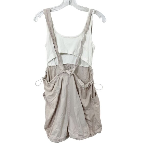 Anthropologie Daily Practice Sleeveless Layered Romper Set - Size Small - Picture 2 of 7